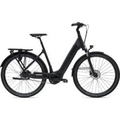 Giant DAILYTOUR E+ 2 LDS - Deep Entry City E-Bike - 2023 - Black Matt-gloss