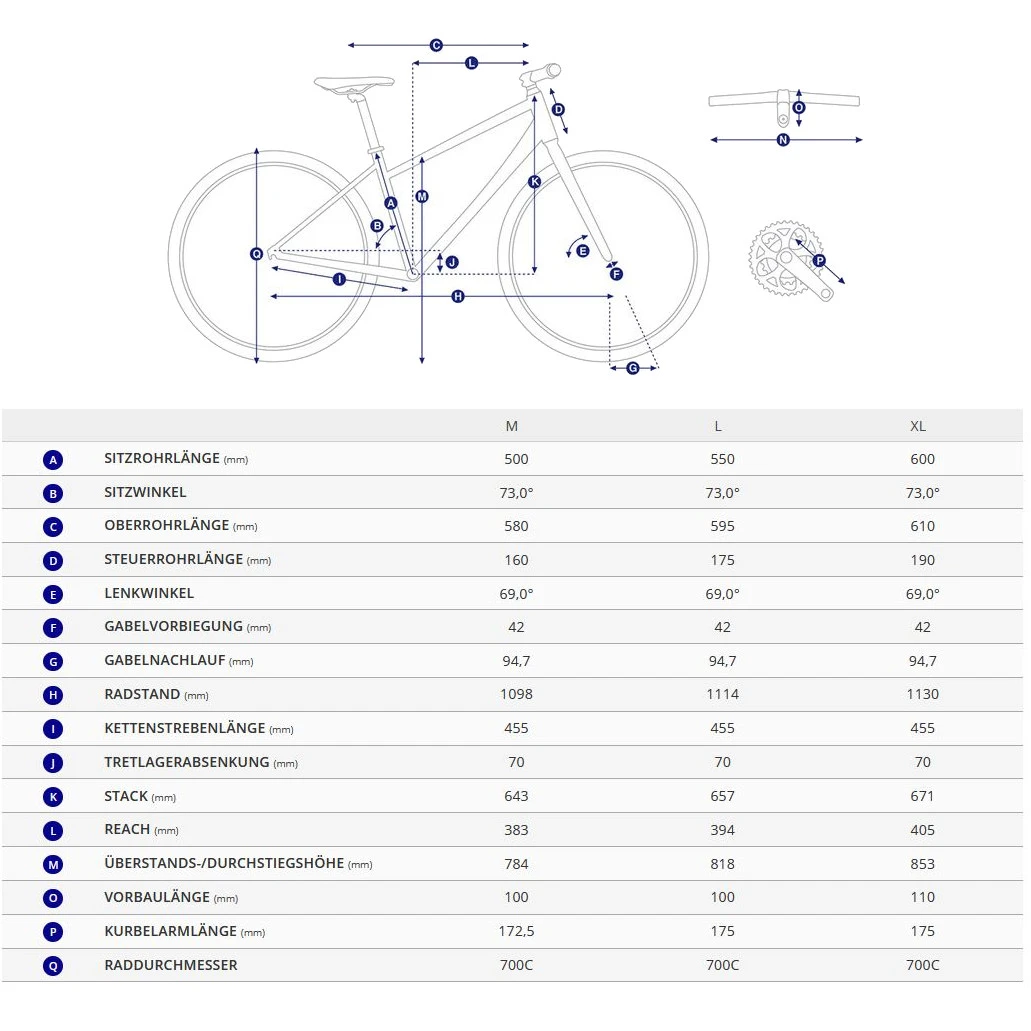 Giant ANYTOUR CS 2 - Touring Bike - 2022 - Blue Ashes - Afbeelding 2