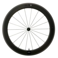 Giant SLR 1 Tubeless Carbon Disc 65 Voorwiel | Clincher | Centerlock - 12x100 Mm - Zwart