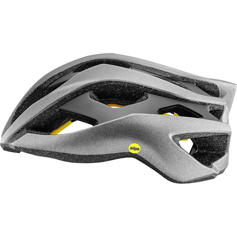 Giant Rev MIPS Helmet - Silver Matt Metallic/black Matt