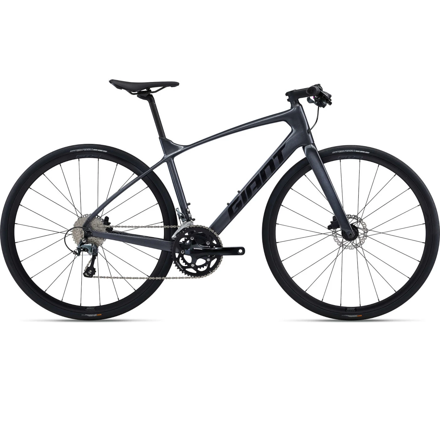Giant FASTROAD ADVANCED 2 - Shimano Tiagra Carbon Fitness Bike - 2022 - Cold Iron