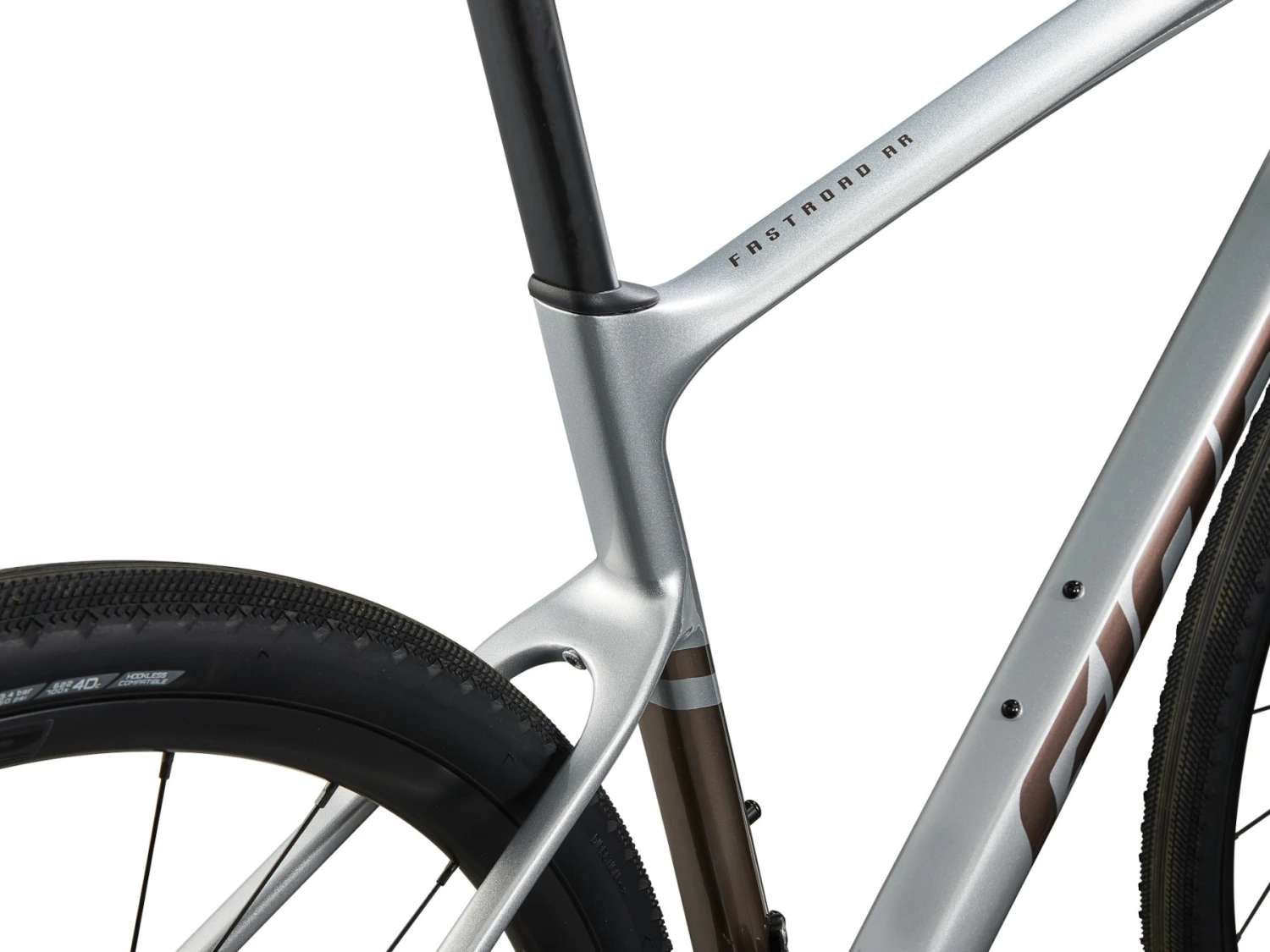Giant FASTROAD AR ADVANCED 1 - Carbon Fitnessfiets - 2023 - Zilver - Afbeelding 5