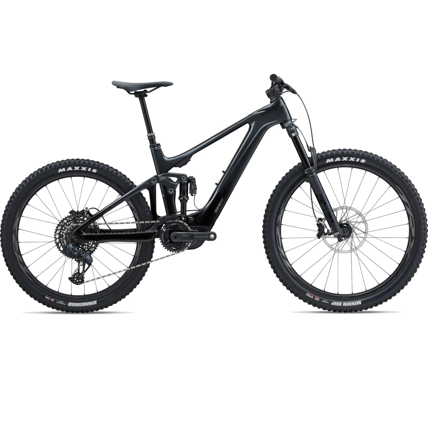 Giant TRANCE X ADVANCED E+ ELITE 1 - Carbon Electric Mountain Bike - 2023 - Gunmetal Black