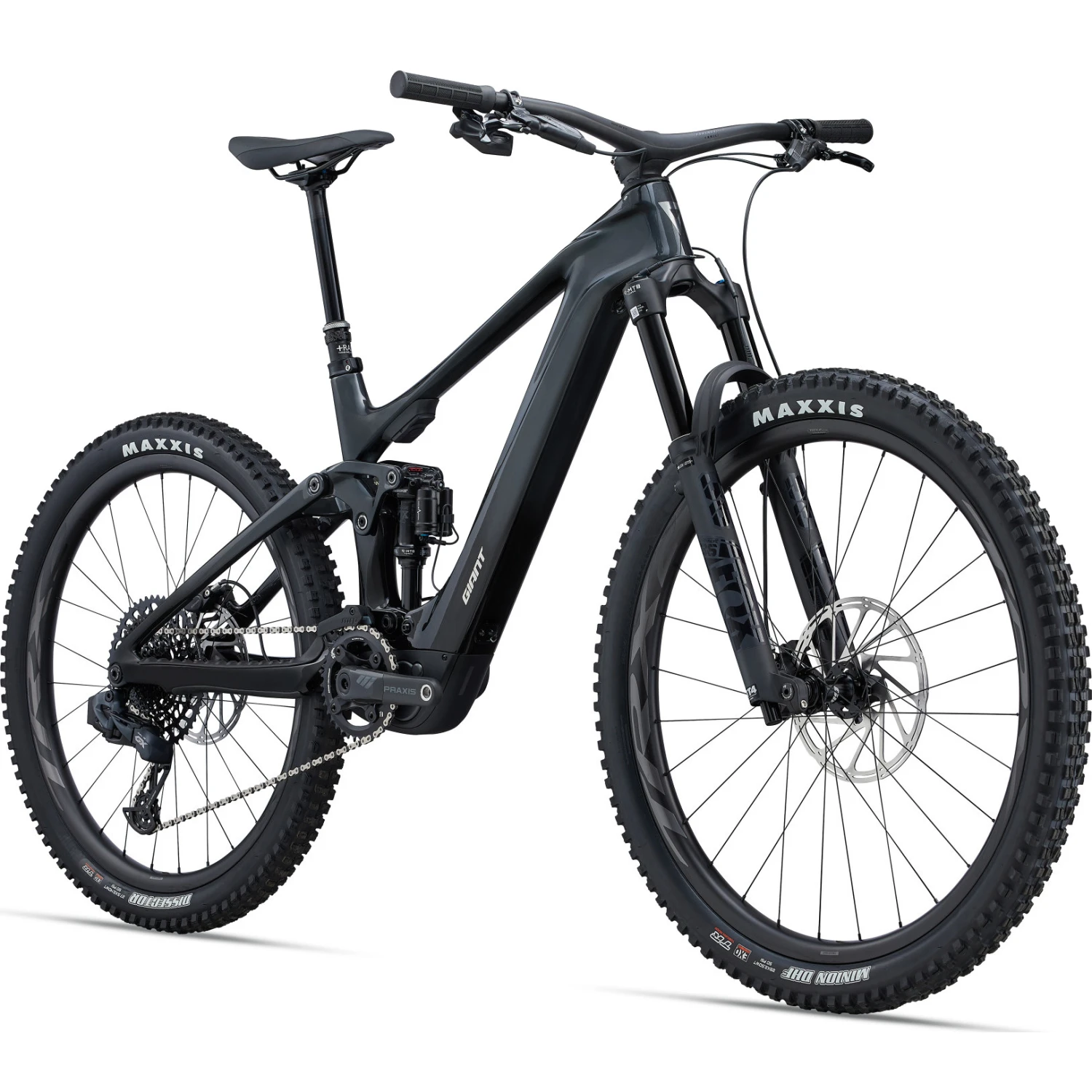 Giant TRANCE X ADVANCED E+ ELITE 1 - Carbon Electric Mountain Bike - 2023 - Gunmetal Black - Afbeelding 3